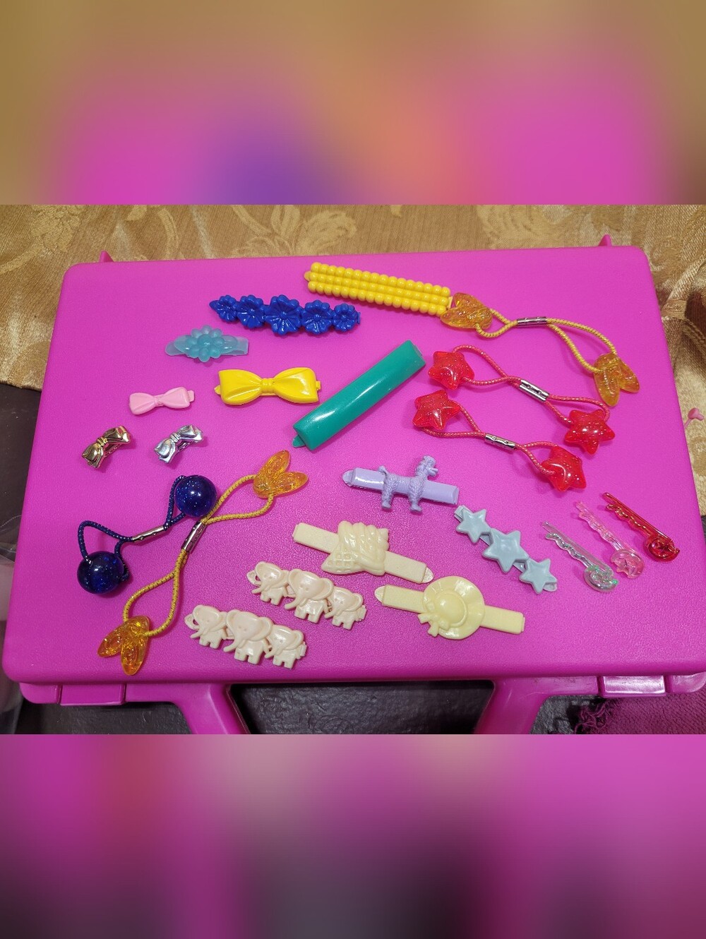 Vintage 90s Plastic Hair Accessories
